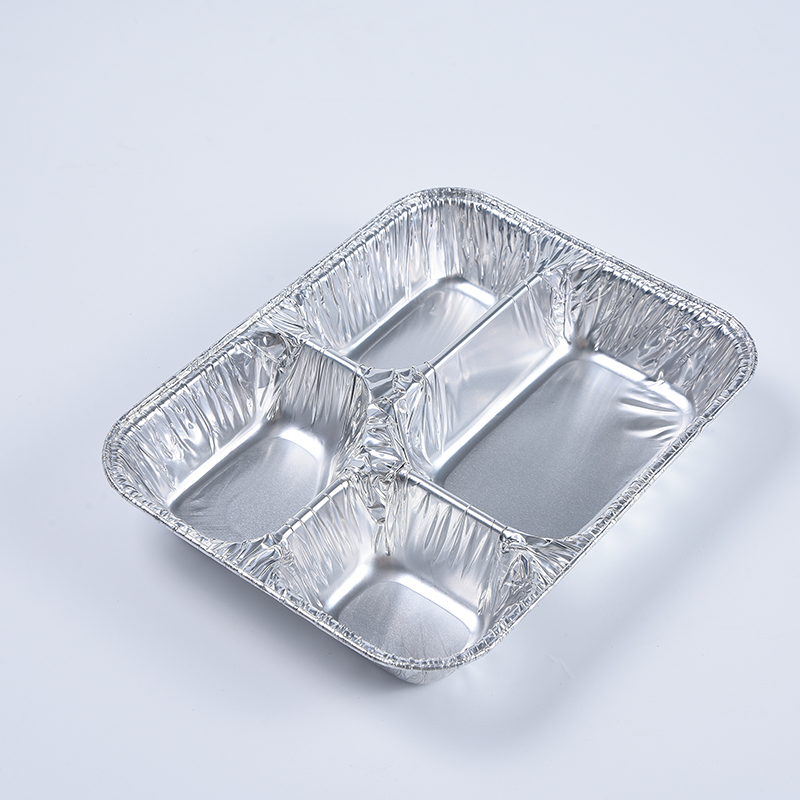 Bandeja rectangular de 4 compartimentos 227-4